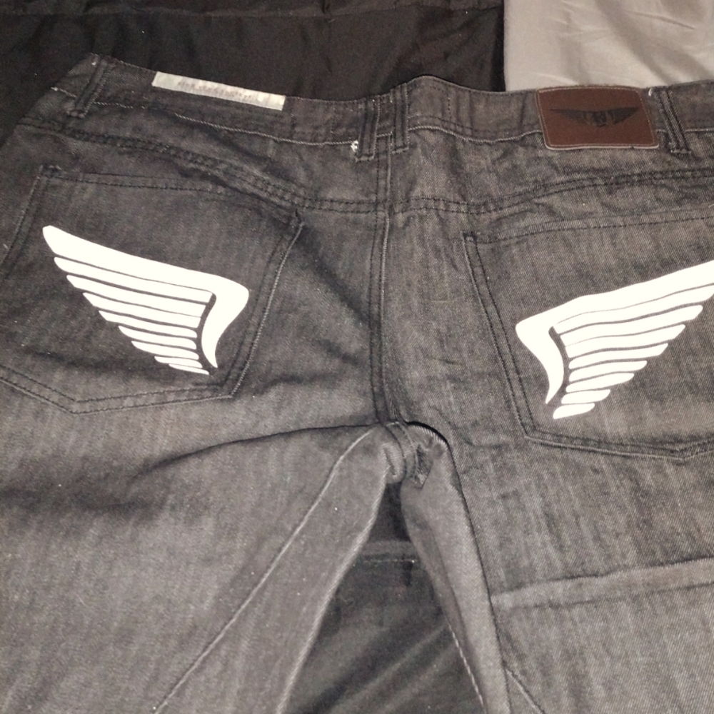 Rich young black denim jean